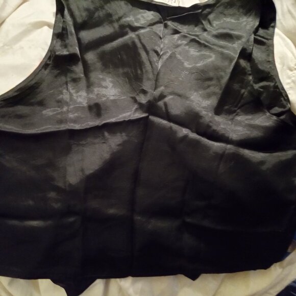 Halloween Vest Blue with Halloween characters 1X by Basic Edition Cotton/Acetate - Picture 3 of 5